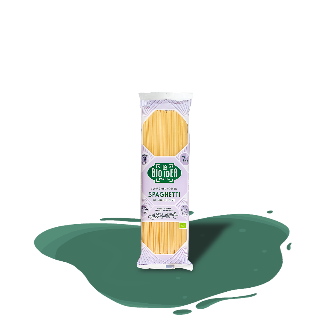 La Bio Idea Spaghetti — organic durum wheat pasta from Sicily, bronze-cut and slow-dried for authentic texture.