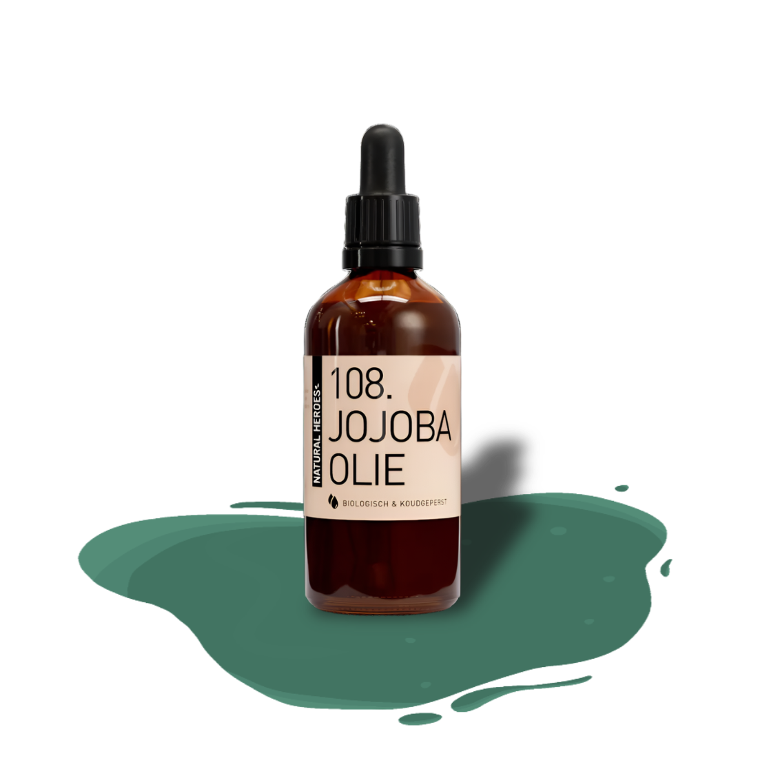 Organic cold-pressed jojoba oil – unrefined skincare oil for face, hair, and body hydration.